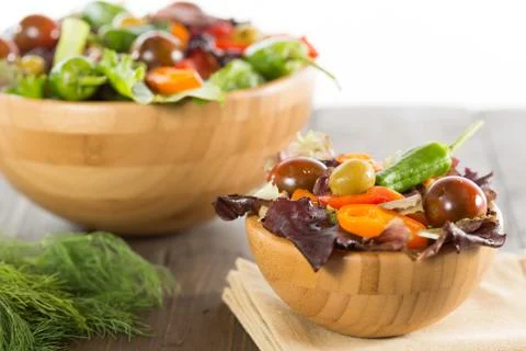 Mediterranean salad Stock-Fotos