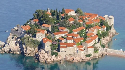 Mediterranean Sea Architecture Adriatic 4K Stock Footage