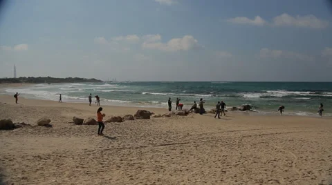 Mediterranean Sea Beach Stock Footage 37827389