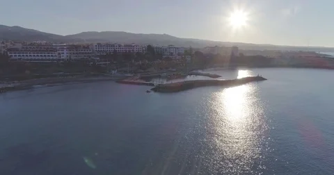 Mediterranean Sea coast Stock Footage 72901436