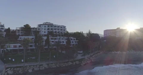 Mediterranean Sea coast Stock Footage 72999013