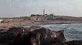 Mediterranean sea, Faros beach, Pathos, Cyprus HD Footage
