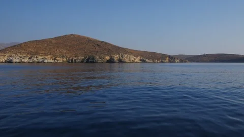 Mediterranean Sea, Greece, Serifos Camera Boat Stock Footage 106081055