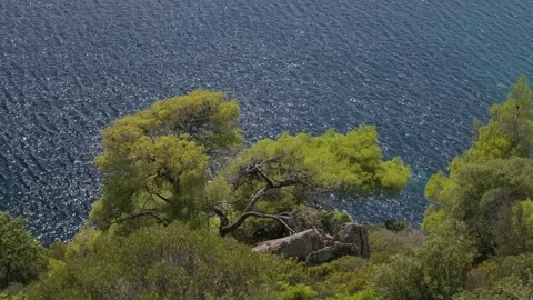 Mediterranean sea landscape Stock Footage 270142623