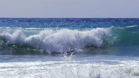 Mediterranean sea storm 库存影片 162397350