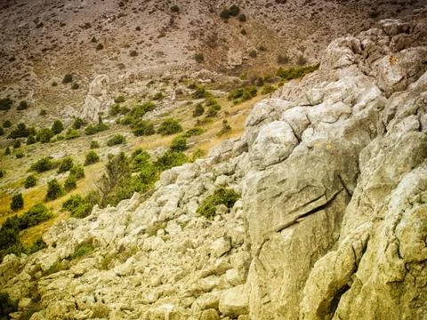 Mediterranean stone Stock Photos