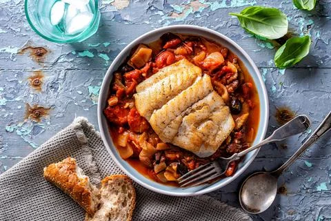 Mediterranean Style Fish Stock Photos