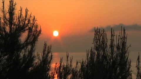 Mediterranean Sunrise Video stock 9272308
