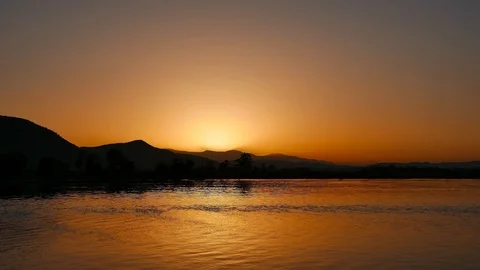 Mediterranean Sunrise Stock Footage 85713396
