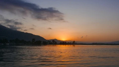 Mediterranean Sunrise Stock Footage 87446237