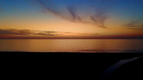 Mediterranean Sunset Stock Footage 305336109