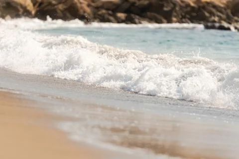 Mediterranean surf Stock Photos
