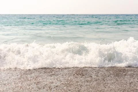 Mediterranean surf Stock Photos