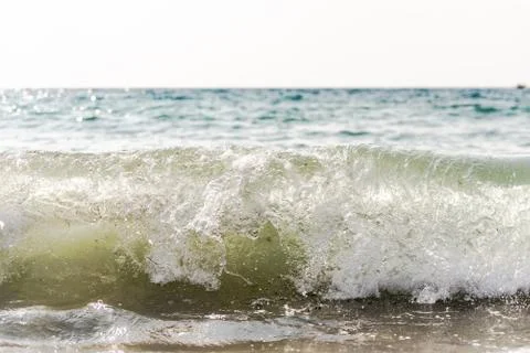 Mediterranean surf Stock Photos