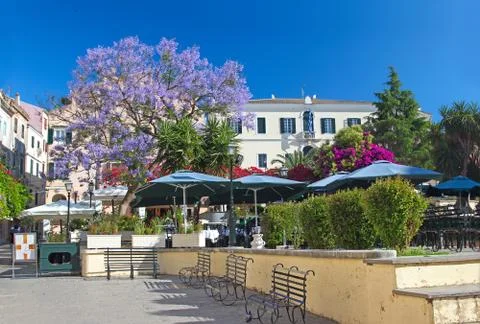 Mediterranean town Stock Photos