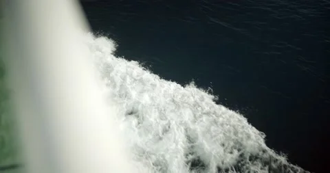 Mediterranean waves boat ferry 2 動画素材 141661831