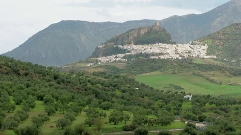 Mediterranean white town 2 Stock Footage 70391763