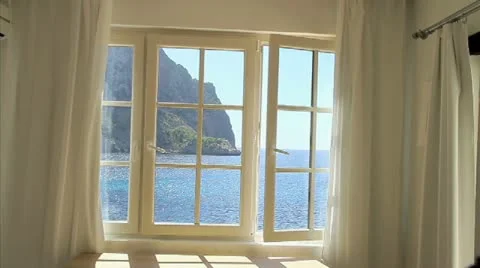Mediterranean window 2 Stock Footage 20487445