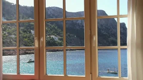 Mediterranian window Video stock 20487494