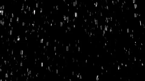 Medium and small droplets of rain, falling in slow motion Video stock 126163518