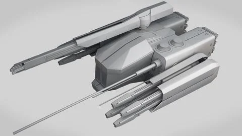 Medium attack drone 3D Model