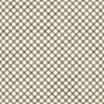 Medium brown gingham pattern repeat background Stock Illustration