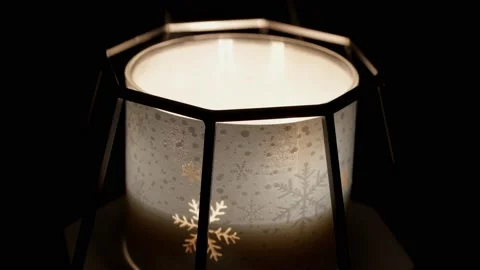 Medium Close Up Shot of Candle Burning Stock Footage 170994627