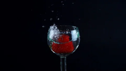 Medium Close Up Strawberry Stock Footage 90202437