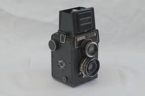 Medium format camera LUBITEL 166B Stock Photos