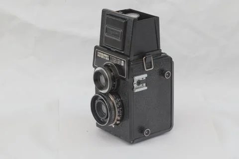Medium format camera LUBITEL 166B Stock Photos