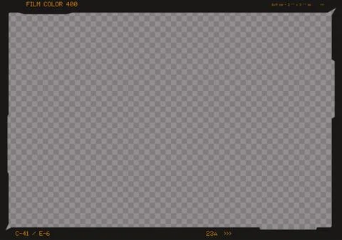 Medium format realistic slide template Stock Illustration