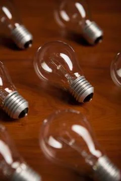 A medium group of light bulbs 写真素材