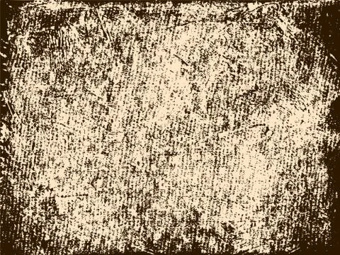 Medium Grunge Lino Print Stock Illustration