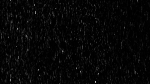 Medium heavy droplets of rain, falling on an isolated background Video stock 126163102