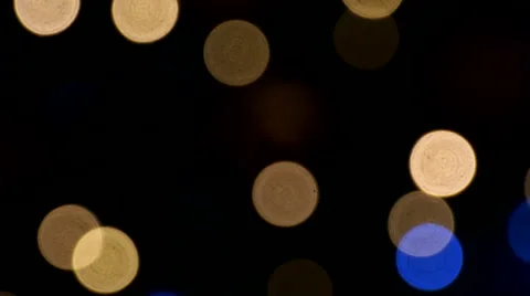 Medium light dots - orange and blue Stock Footage 45690514