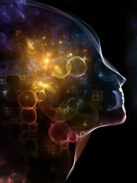 Medium for Mind Stock Illustration