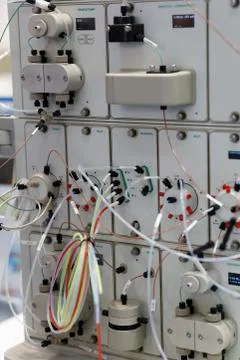 Medium pressure liquid phase chromatography system Stock Photos