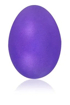 Medium purple egg Stock Photos