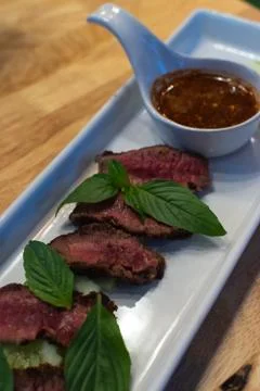 Medium Rare Beef Stock Photos