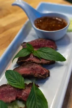 Medium Rare Beef Stock Photos