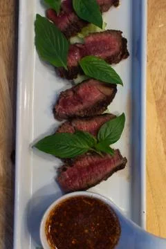 Medium Rare Beef Stock Photos