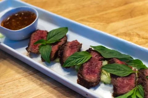 Medium Rare Beef Stock Photos