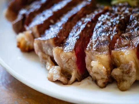 Medium Rare Steak 2 库存照片