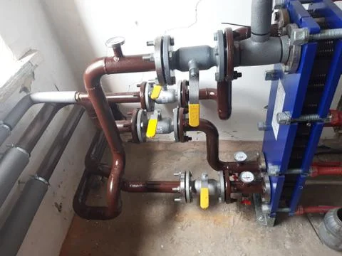 Medium separation heat exchanger 写真素材