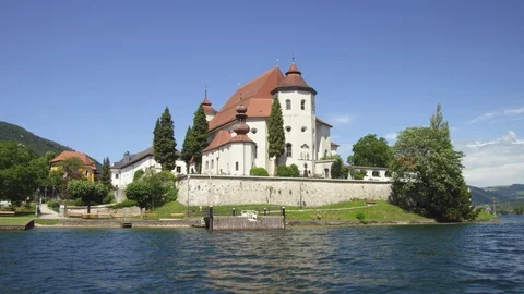 Medium Shot, 30 Seconds Or Greater, Outdoors, Day, Building Exterior, Stock Footage 94068426
