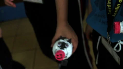 MEDIUM SHOT. Children doing school activities in the kindergarten. Stock Footage 48440053