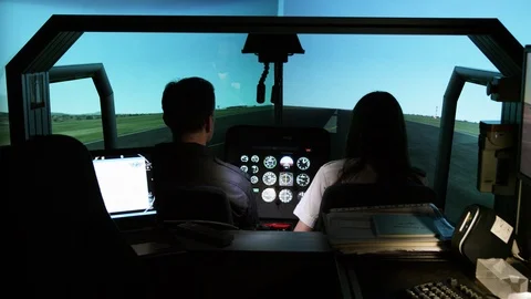 Medium Shot, Lockdown, 20 Seconds Or Greater, Helicopter, Student, Indoors, Day, Video stock 95918669