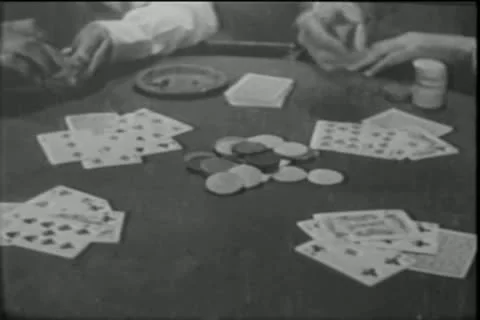 Medium shot of men playing card game Stock-Footage 25208345