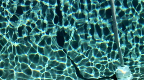 Medium shot of pool vacuum Video stock 33904662