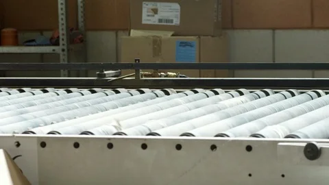Medium Shot, Tracking Shot, 10 Seconds Or Greater, Indoors, Day, Industry, Stock Footage 94107720